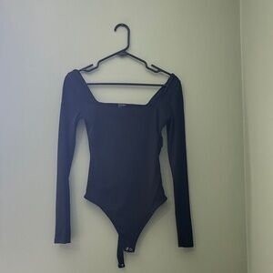 Second Skin - Black Long Sleeve Bodysuit